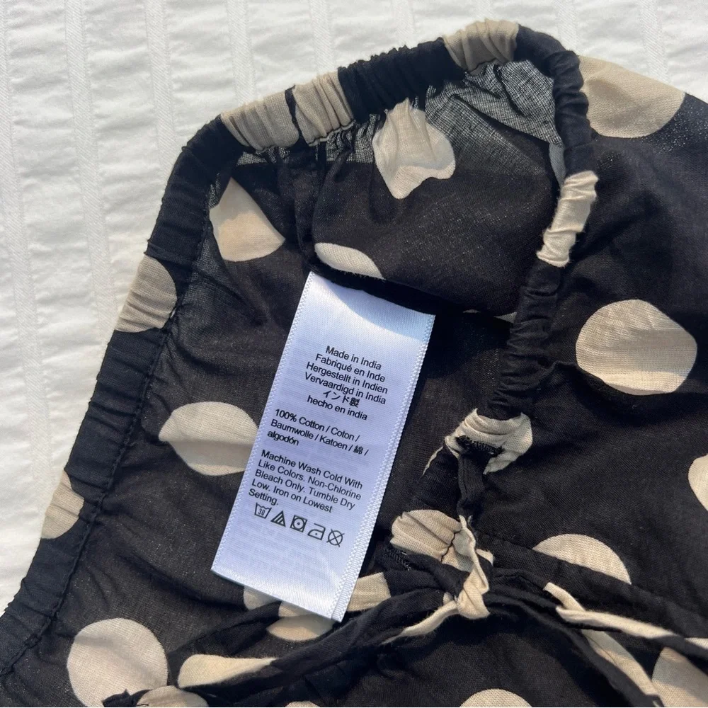 NWT J. Crew Cotton Voile Beach Short in Dot Print, XXS - Picture 8 of 9